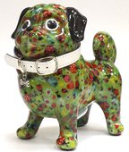 Копилка Собачка Мопс DAISY зелёная Pomme-Pidou 148-00184/4