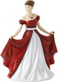 Статуэтка Июль-Рубин 17см фарфор Royal Doulton BISTPT26522