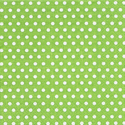 Салфетки для декупажа Paper+Design Зеленый горох, 33x33см, 20шт LN0467