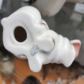 Статуэтка ИФЗ Гиппопотам, 75x59мм, ручная роспись, фарфор 82.02753.00.1