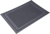 Салфетка сервировочная Zapel Frame silver stripe, тёмно-серый ST010042