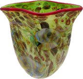 Ваза из цветного стекла 33см Top Art Studio ZB2177-TA