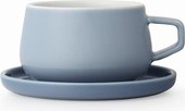 Чайная чашка с блюдцем Viva Scandinavia Ella, 0.25л, голубой V79763