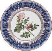 Тарелка декоративная Шиповник, ф. Европейская-2 ИФЗ 80.85949.00.1