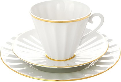 Набор чайный ИФЗ Лучистая Белоснежка, 235мл, 3 предмета, фарфор 81.14515.00.1