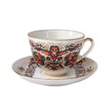 Чашка с блюдцем ИФЗ Весенняя, Красный петух, 250мл, фарфор 81.15418.00.1