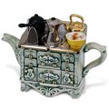 Чайник заварочный "Французский завтрак" (стол, утюг, кофейник, миска с пирожками) The Teapottery 4426