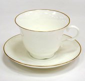 Чайная пара ИФЗ Жасмин, Золотой кантик №9, костяной фарфор 81.14061.00.1