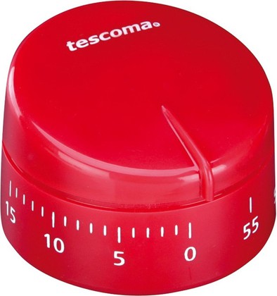 Таймер кухонный Tescoma Presto, 60 минут, красный 636070.00