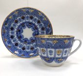 Чашка с блюдцем Арочки, ф. Весенняя ИФЗ 81.10229.00.1
