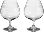 Фужеры для бренди 690мл, 2шт. Кружево Crystalite Bohemia 4S032/690/28183х2