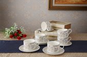 Чайный набор Жардан Беж 12пр. Top Art Studio YF2075-TA