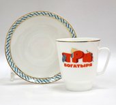 Чашка с блюдцем Три богатыря ф. Майская ИФЗ 81.24805.00.5