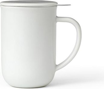 Чайная кружка с ситечком Viva Scandinavia Minima, 0.5л, фарфор, белый V77502