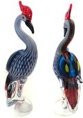 Фигурка Top Art Studio Пестрый журавль 12x33.5см, стекло ZB2173-TA
