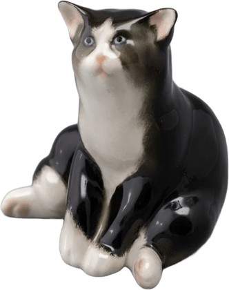 Скульптура ИФЗ Батон Черныш, ручная роспись, фарфор 82.01652.00.1