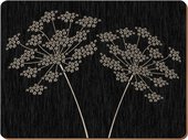 Подставки под тарелки на стол Creative Tops Силуэт 40x29см, 4шт, пробка 5176454