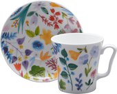 Бокал с блюдцем ИФЗ Ленинградский, Primavera, 360мл, фарфор 81.34502.00.1