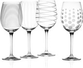 Фужер для белого вина KitchenCraft Mikasa 450мл, набор 4шт, хрустальное стекло 5159282