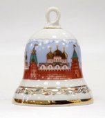 Колокольчик фарфоровый ИФЗ Петелька, Соборы Кремля 80.83359.00.1