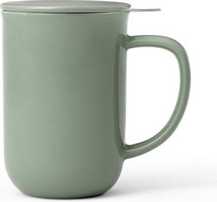 Чайная кружка с ситечком Viva Scandinavia Minima, 0.5л, фарфор, зелёный V77546