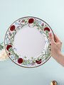 Тарелка плоская ИФЗ Стандартная-2, Сад Алисы, 27см, костяной фарфор 80.47613.00.1