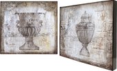 Модульная картина Top Art Studio Античность 38x38см, пара, дерево, лак WDP1764-TA
