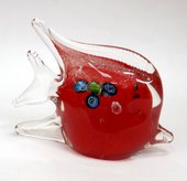 Фигурка стеклянная Дискус розовый 14х11см Top Art Studio ZB1513-TA