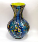 Ваза Top Art Studio из цветного стекла 34см ZB2181-TA
