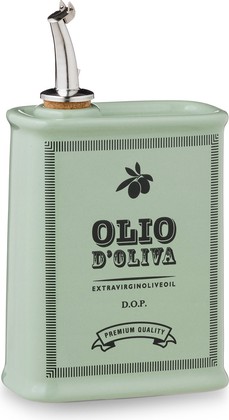 Бутылка для масла Nuova Cer Oliere Vintage прямоугольная, 250мл, зелёный 9502-V50
