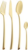 Набор столовых приборов Cutipol Mezzo Gold, 24 предмета, золото 9301