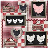 Салфетки Курица на кухне, 33x33, 20шт Paw SDL078700