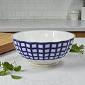 Салатник ИФЗ Тюльпан, Кобальтовая клетка, 385мл, 12см, фарфор 80.42272.00.1