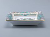 Подставка для мелочей ИФЗ Квадратная, Фиалка надрезанная, 16.4x16.4см, фарфор, подарочная упаковка 81.34214.00.1