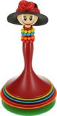 Пробка для бутылки с 4 подставками под стаканы Vigar Dolls 7069