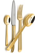 Набор столовых приборов Cutipol Ergo Gold, 24 предмета, золото 9121