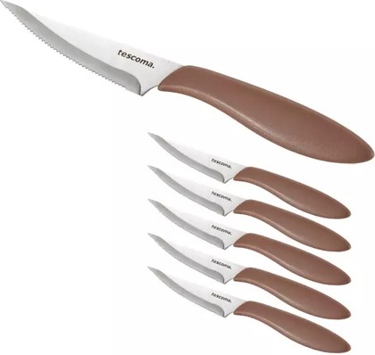 Нож для пиццы Tescoma Presto 10см, 6шт, коричневый 863058.35