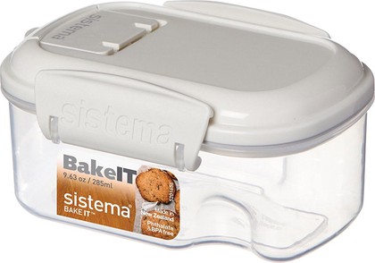 Контейнер для продуктов Sistema Bake IT, 285мл, белый 1201