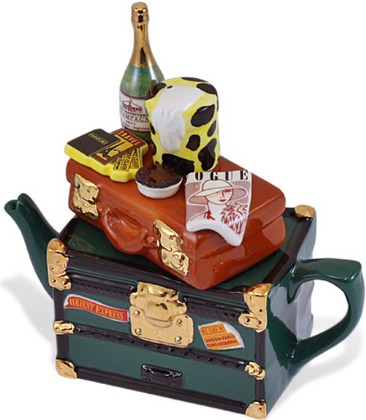 Чайник коллекционный "Настольный багаж" (Orient Express Teapot) The Teapottery 4443