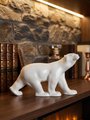 Статуэтка ИФЗ Медведь идущий, 43x24x15см, ручная роспись, фарфор 82.00998.00.1