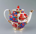 Чайник доливной ИФЗ Весенняя Народные узоры, 2000мл, фарфор 80.60810.00.1