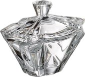 Конфетница с крышкой Crystalite Bohemia Энигма, 15см 5K911/1/99T49/150