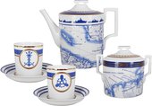 Сервиз чайный ИФЗ Гербовая, Кают-компания, 14 предметов, фарфор 81.24029.00.1