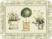 Доска разделочная стеклянная Creative Tops Топиарий 30х40см CT1900