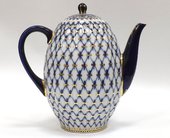 Кофейник Кобальтовая сетка, ф. Тюльпан ИФЗ 80.00233.00.1