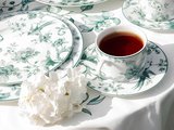 Тарелка мелкая ИФЗ Европейская, Monplaisir Green, 27см, фарфор 80.48340.00.1