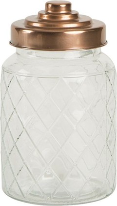Ёмкость для хранения T&G Glass Jars Lattice 950мл 13101