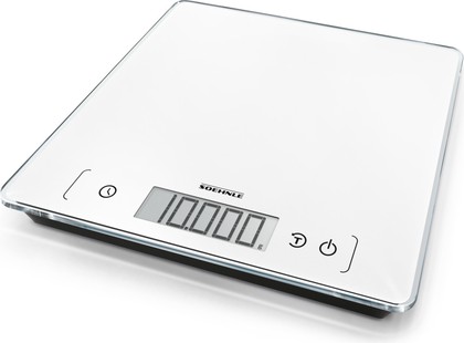 Весы кухонные электронные Soehnle Page Comfort 400, 10кг/1гр, белый 61505