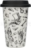 Дорожная кружка V&A Alice In Wonderland с силиконовой крышкой, 350мл 5213454