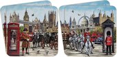 Подставки под стакан Lesser & Pavey Виды Лондона 4шт, 11x11см LP44805